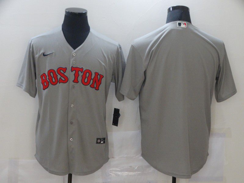 Men Boston Red Sox Blank Grey Game Nike MLB Jerseys->nfl hats->Sports Caps